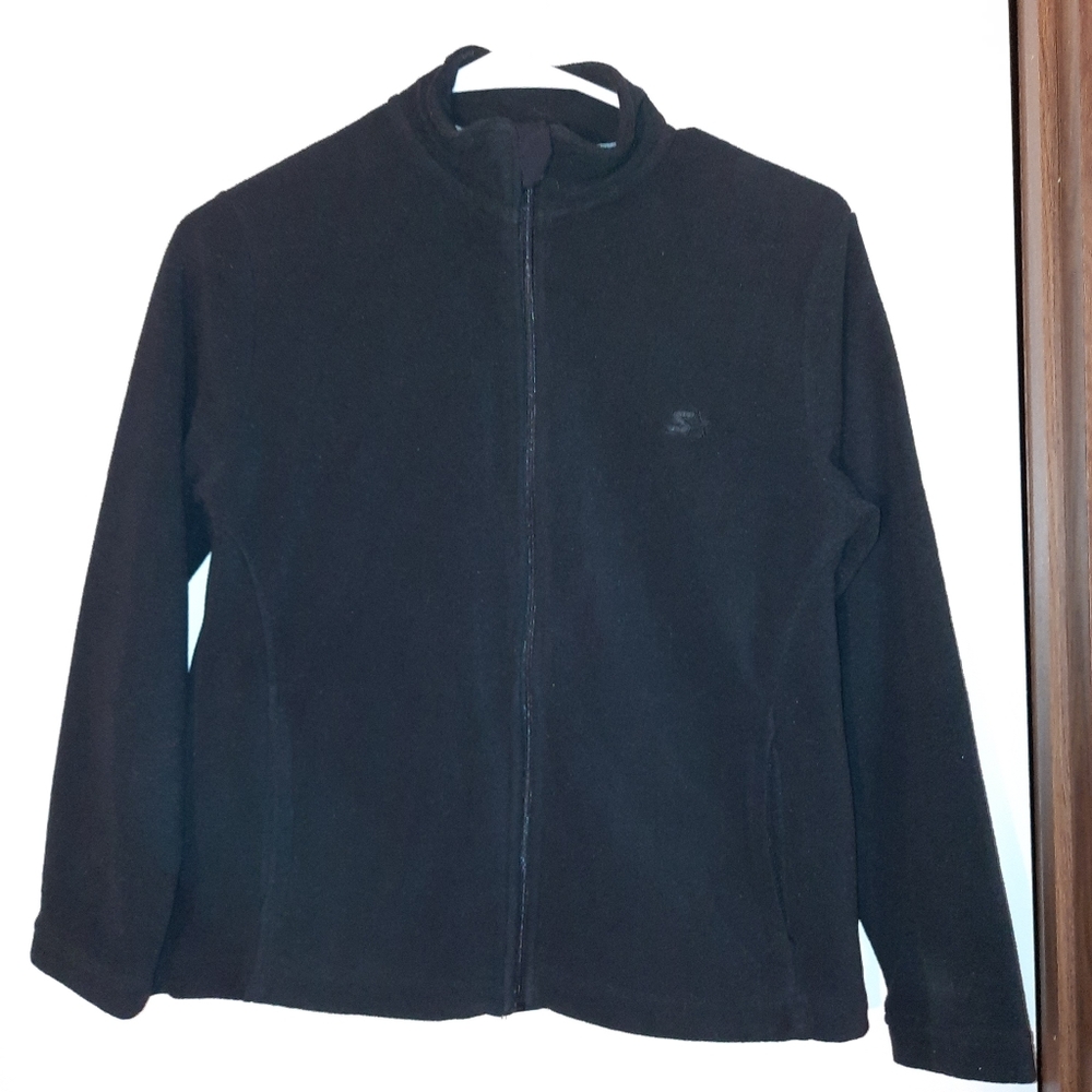 BOYS STARTER FLEECE JACKET SIZE L 10/12 COLOR BLACK